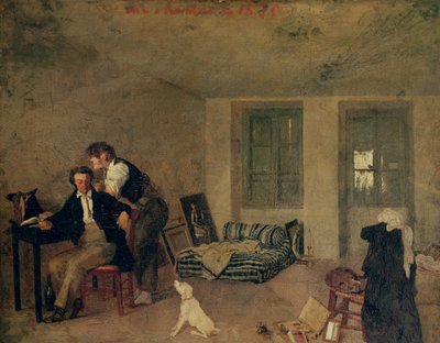 Mein Zimmer im Jahr 1825 von Octave Tassaert